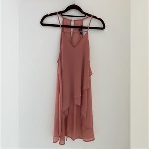EXPRESS sheer layered tank top
